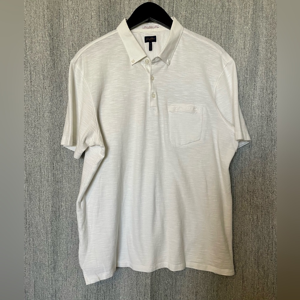 Good man brand New white polo size large